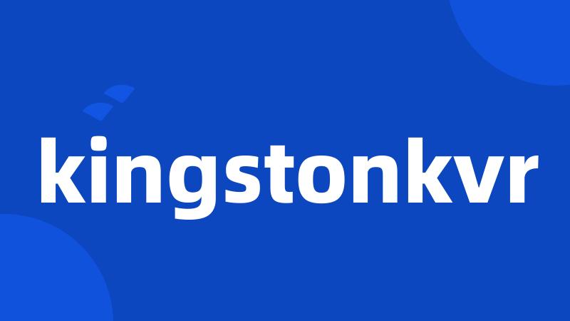 kingstonkvr