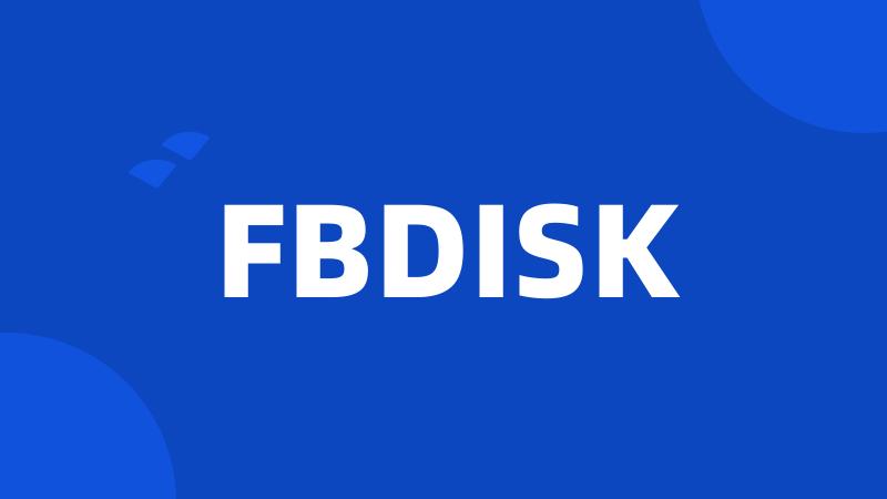 FBDISK