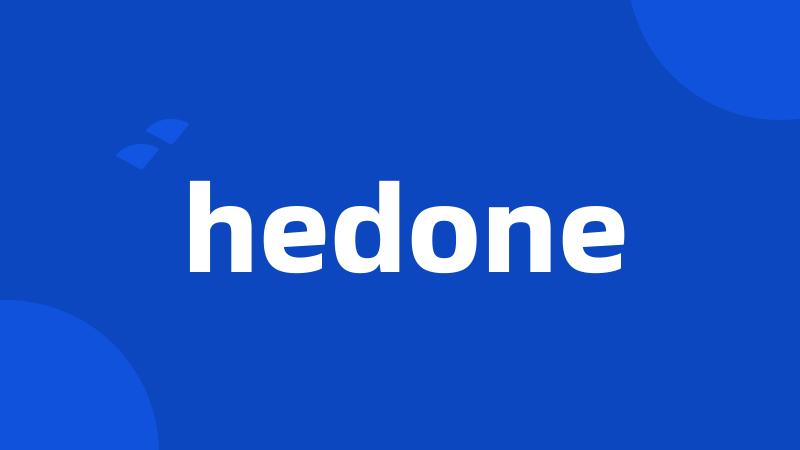 hedone