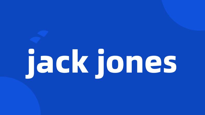 jack jones