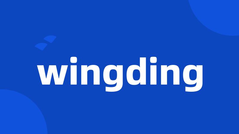 wingding