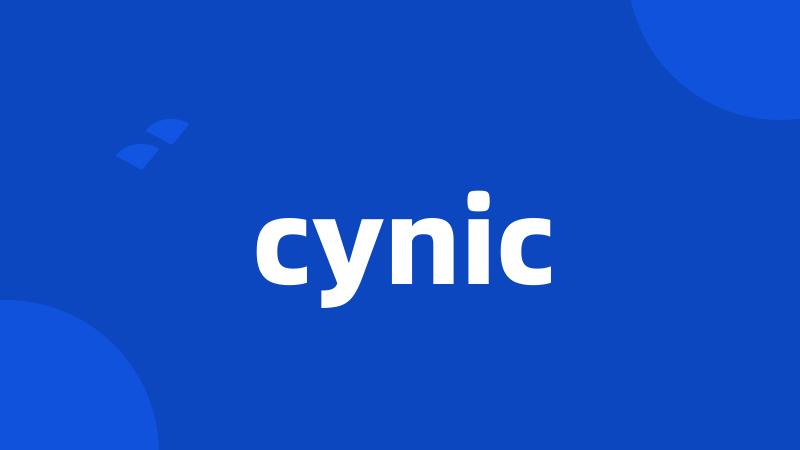 cynic