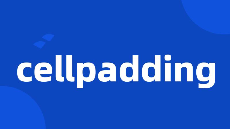 cellpadding