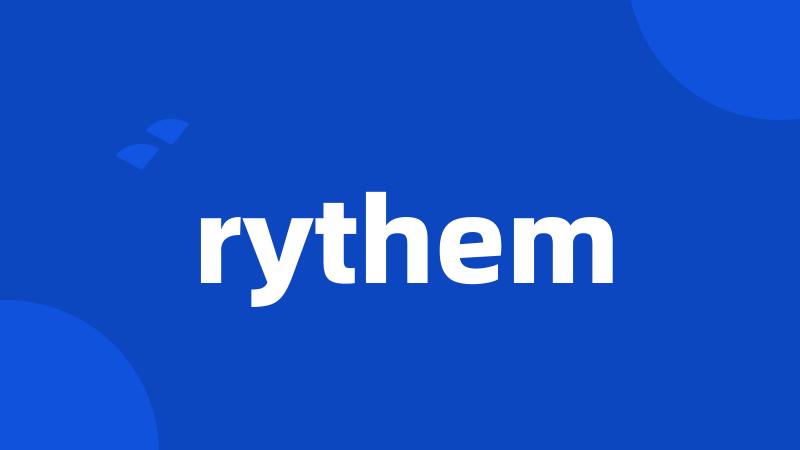 rythem