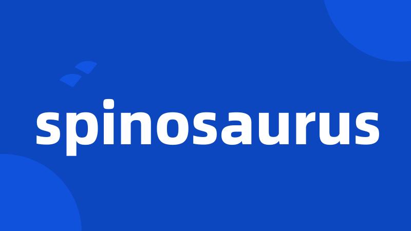 spinosaurus