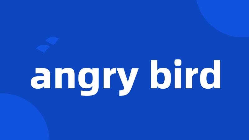 angry bird