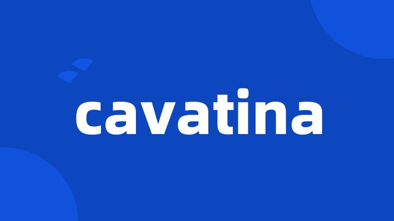 cavatina