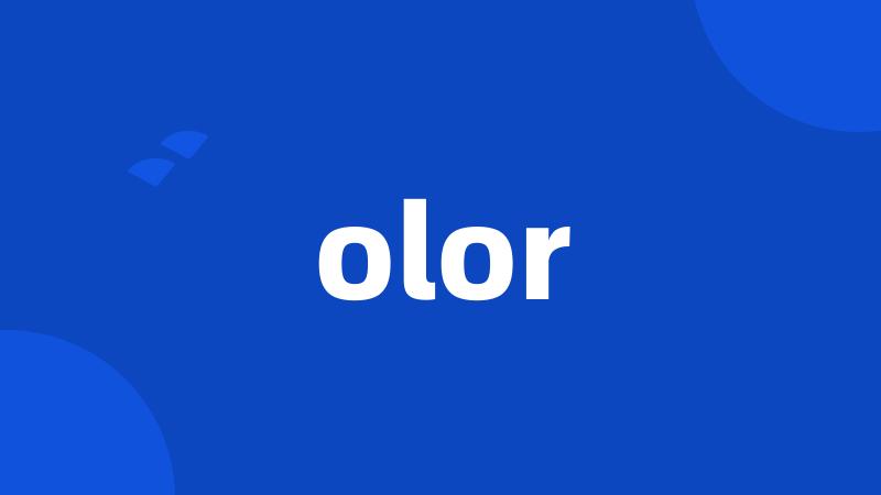 olor