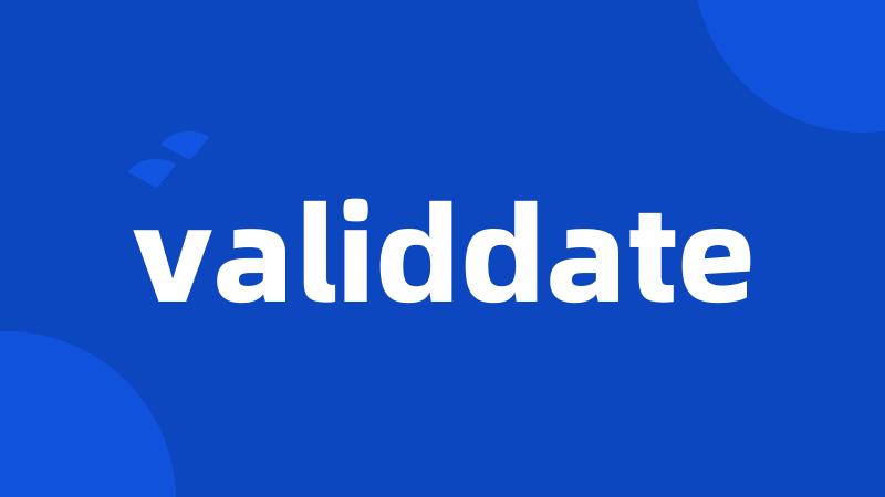 validdate