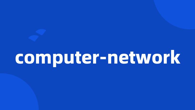 computer-network