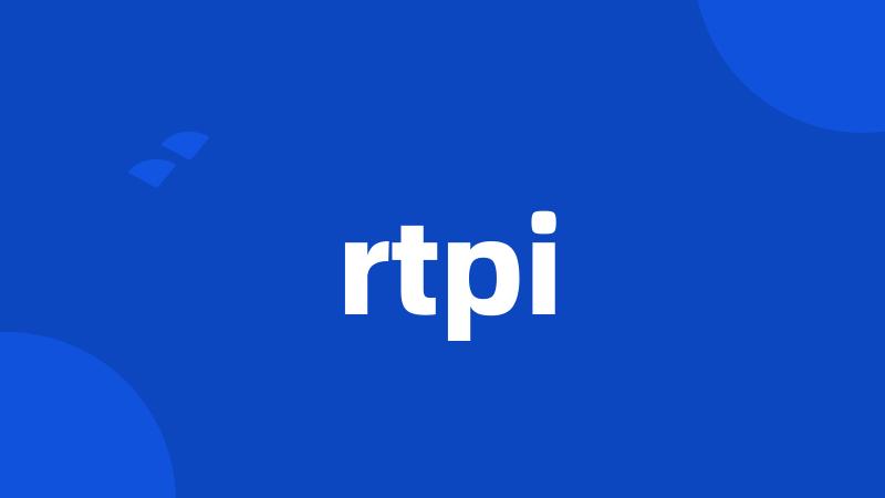 rtpi