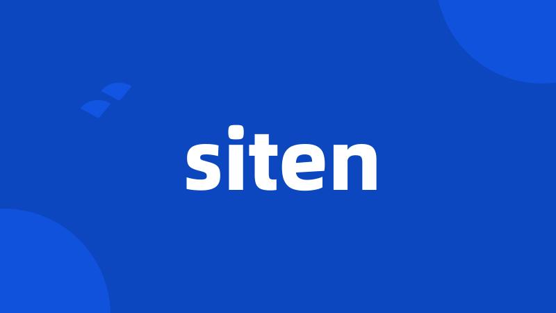 siten