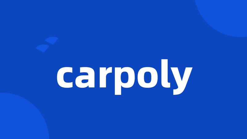 carpoly