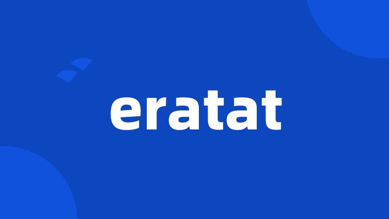 eratat