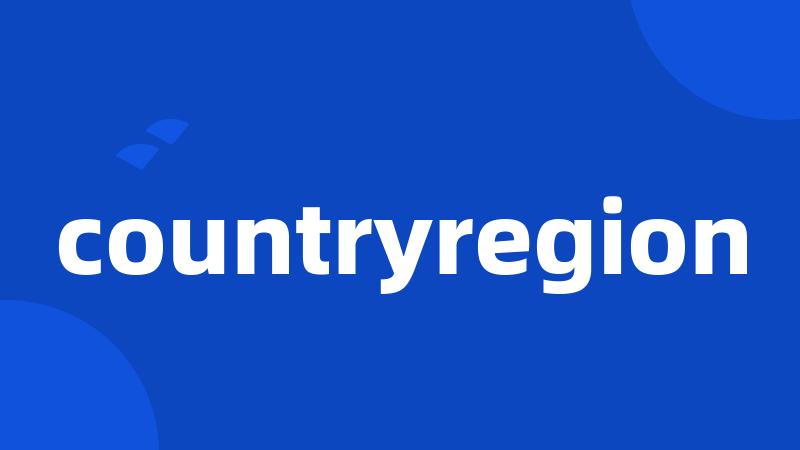 countryregion