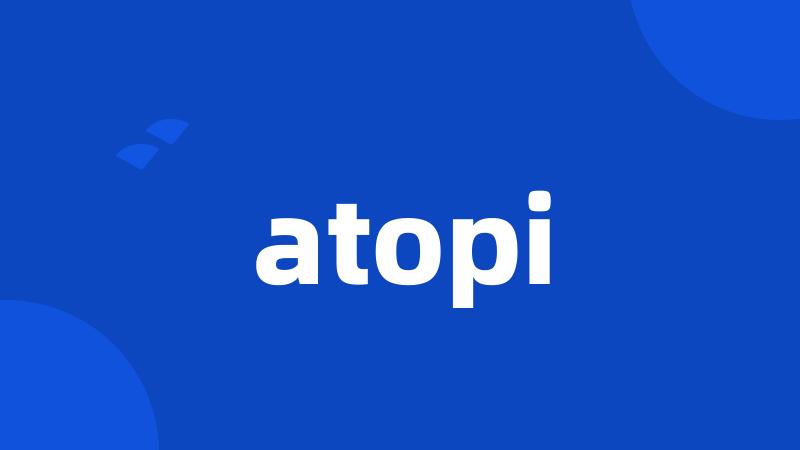 atopi