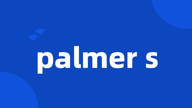 palmer s