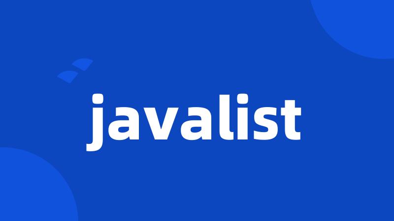 javalist