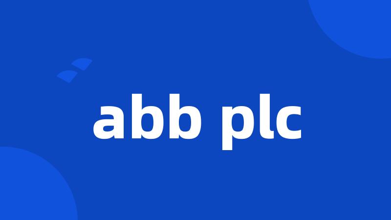 abb plc