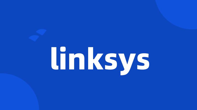 linksys