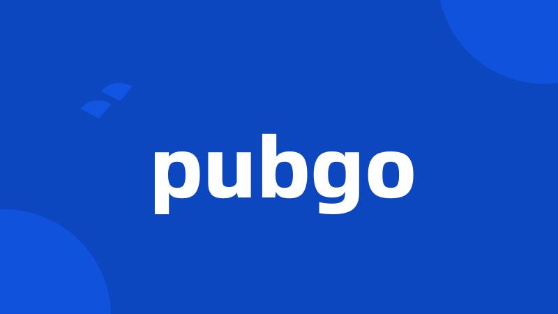 pubgo