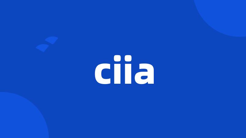 ciia