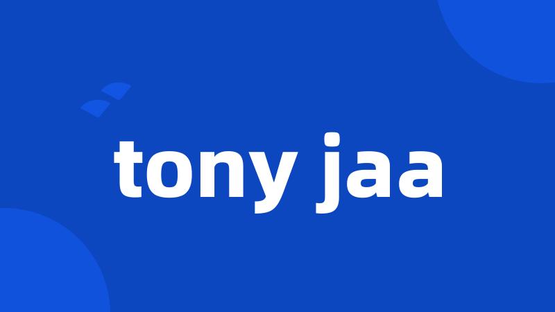 tony jaa