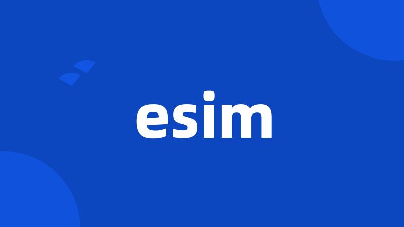 esim