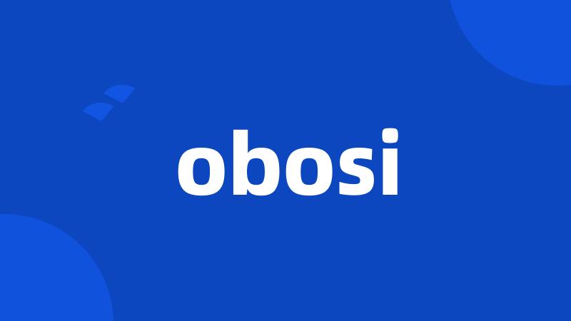 obosi