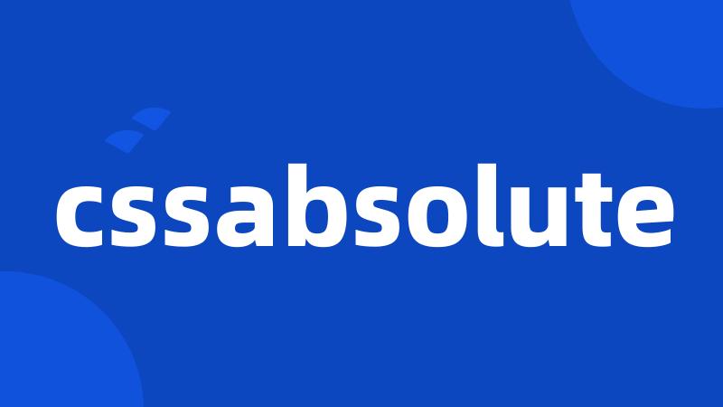 cssabsolute