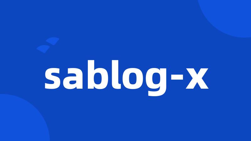 sablog-x