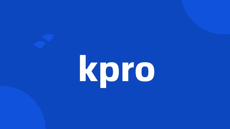 kpro