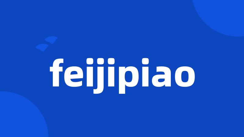 feijipiao