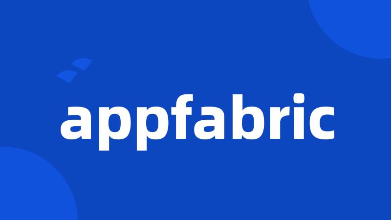 appfabric