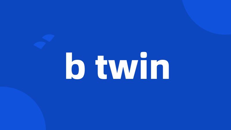 b twin