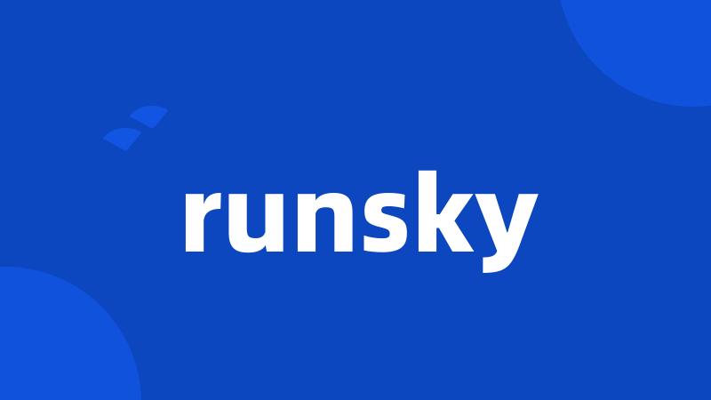 runsky