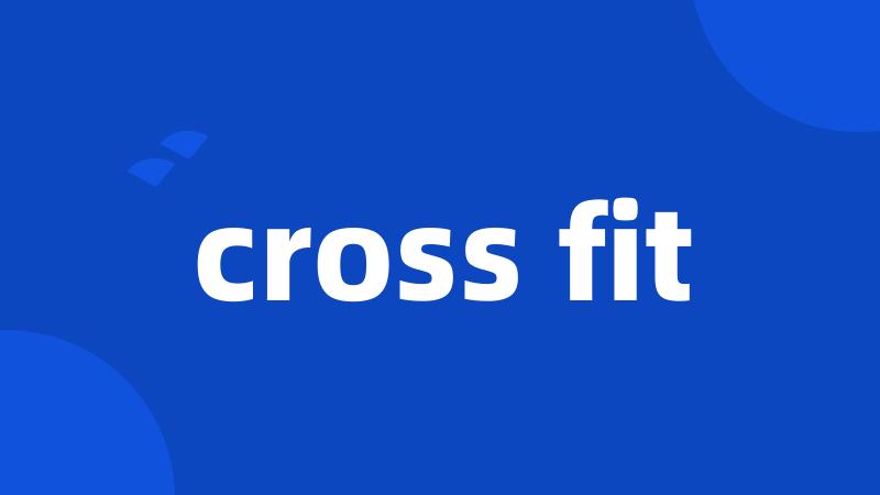 cross fit