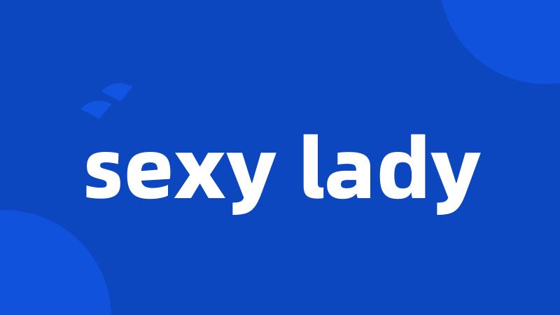 sexy lady