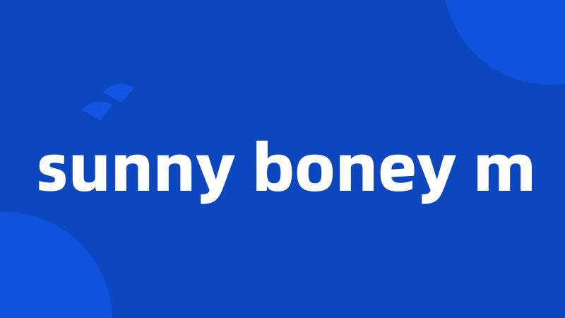 sunny boney m