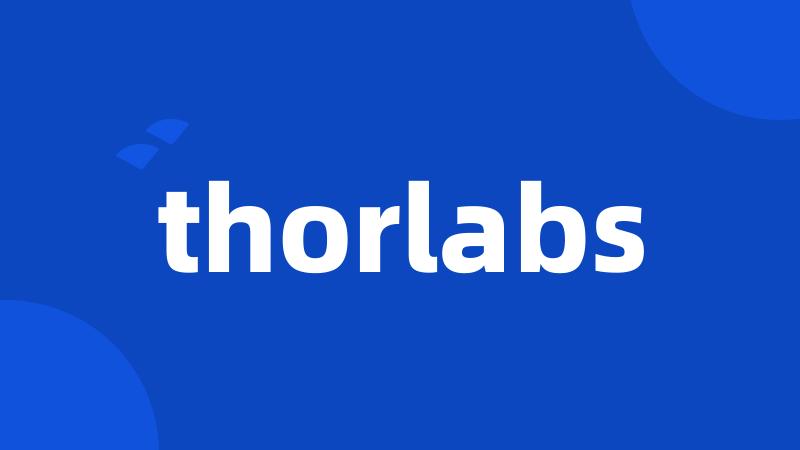 thorlabs