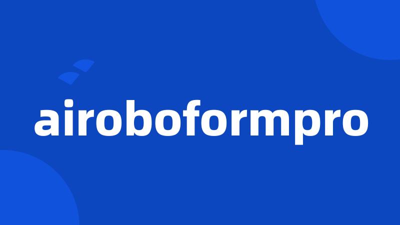 airoboformpro