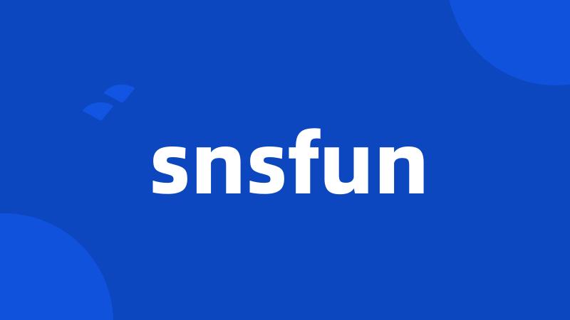 snsfun