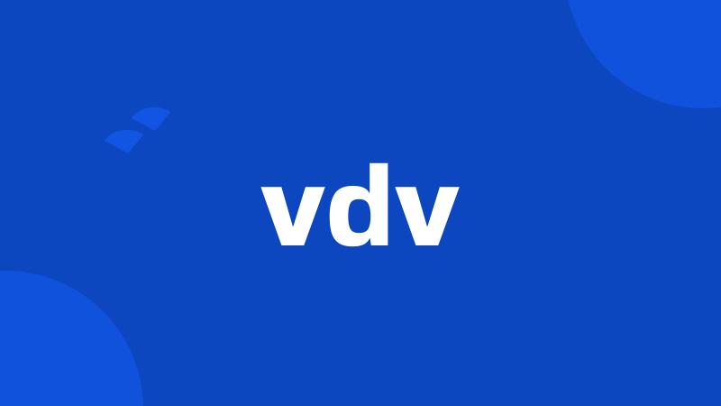 vdv