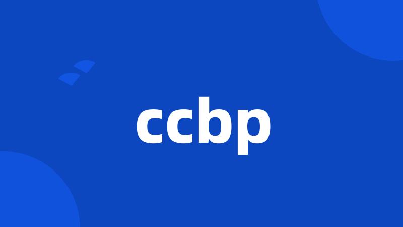 ccbp