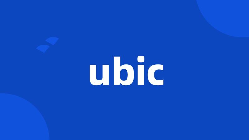 ubic