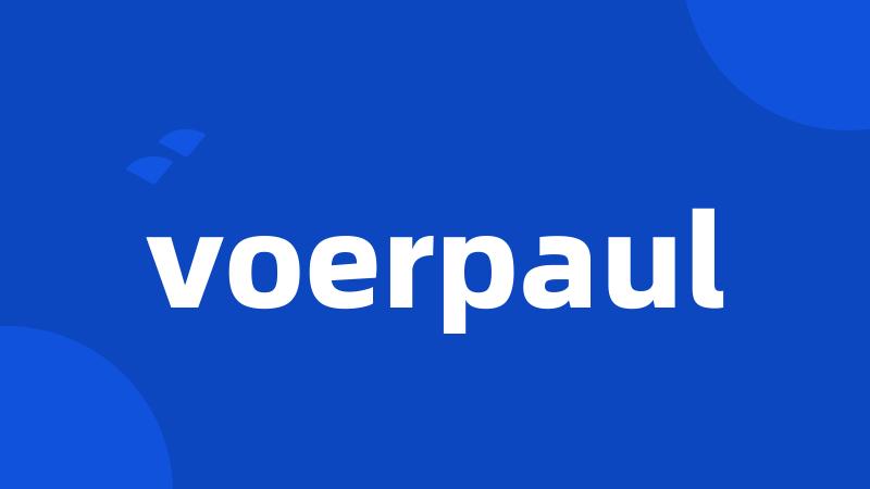 voerpaul