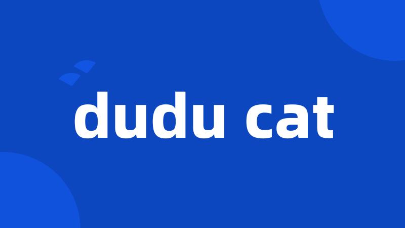 dudu cat