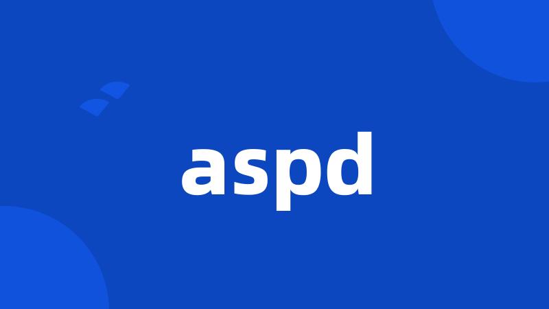 aspd