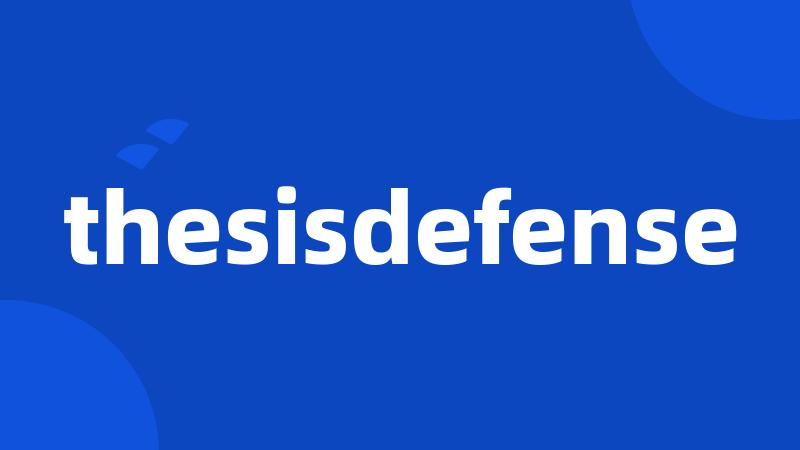 thesisdefense