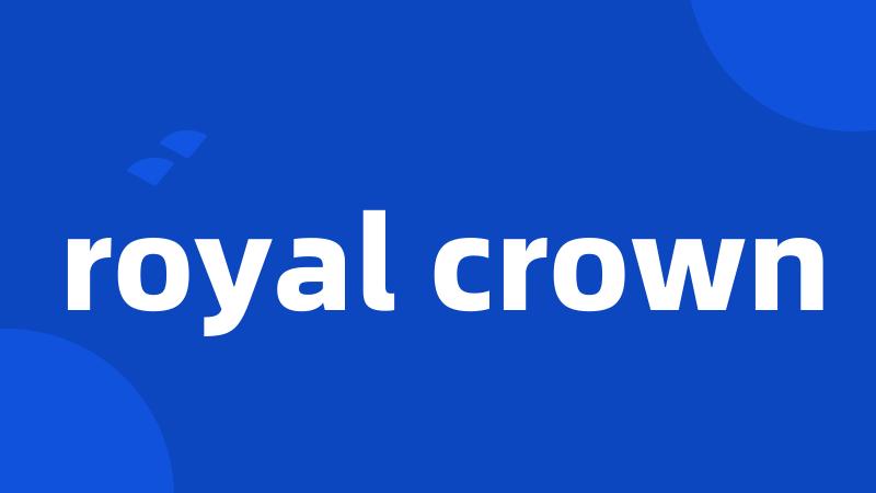 royal crown